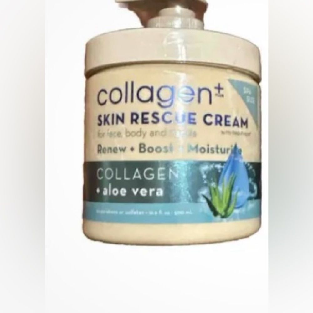 🛍️My Beauty Spot Collagen +Aloe Vera Skin Rescue Cream 16.9FL OZ💥